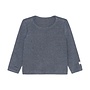 Fixoni - T-shirt ls melange rib - Vintage indigo melange