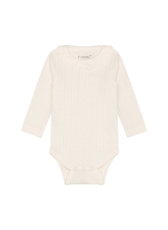Fixoni - Body ls pointelle - Eggnog