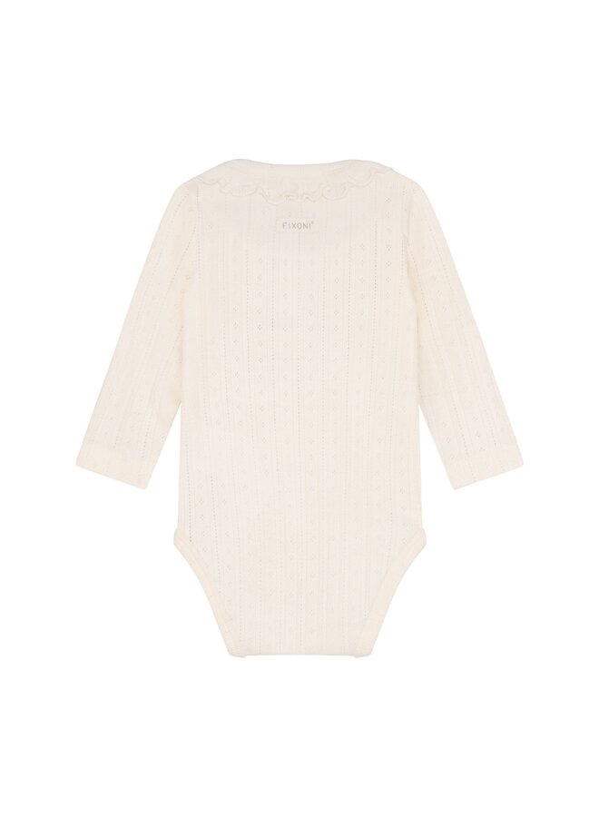 Fixoni - Body ls pointelle - Eggnog