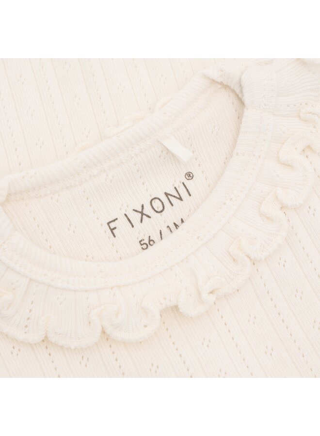 Fixoni - Body ls pointelle - Eggnog