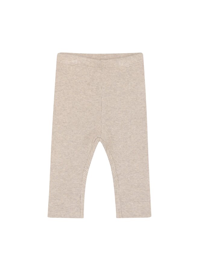 Leggings melange rib - Pure cashmere melange