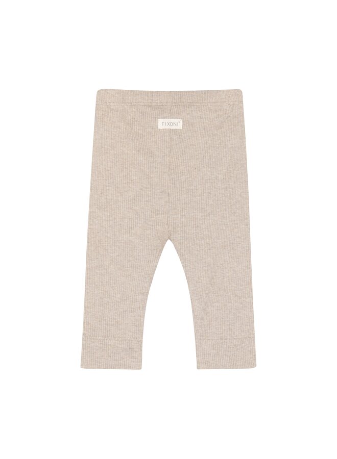 Fixoni - Leggings melange rib - Pure cashmere melange