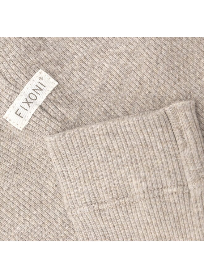 Fixoni - Leggings melange rib - Pure cashmere melange