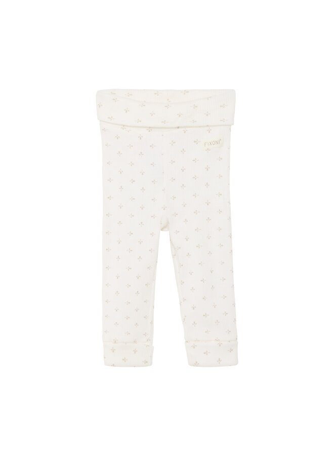 Fixoni - Leggings rib - Gardenia