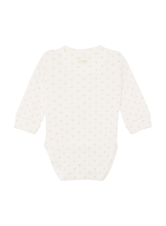 Fixoni - Wrap body ls rib - Gardenia