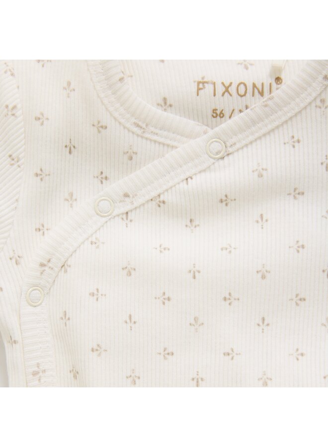 Fixoni - Wrap body ls rib - Gardenia