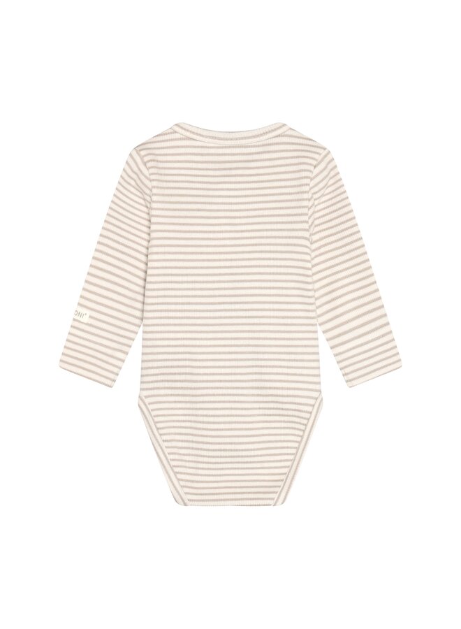 Wrap body ls rib - Pure cashmere