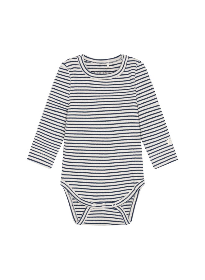 Body ls rib - Vintage indigo