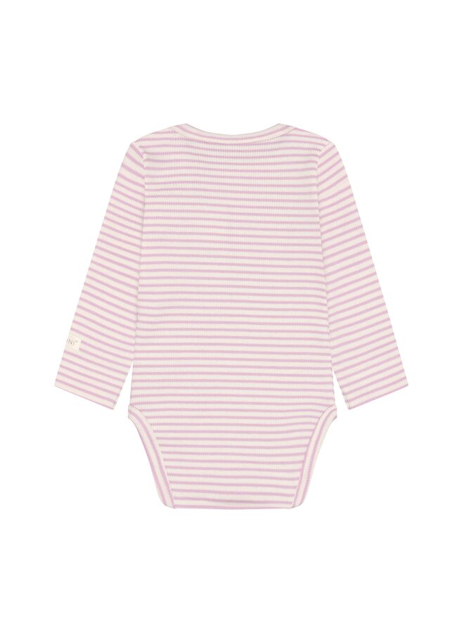 Fixoni - Body ls rib - Bleached mauve