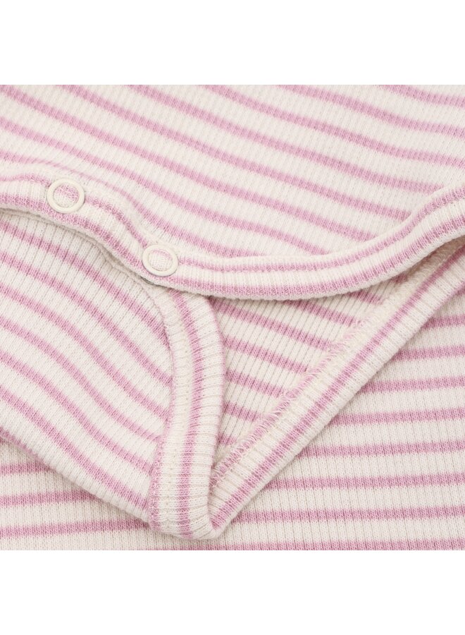 Fixoni - Body ls rib - Bleached mauve
