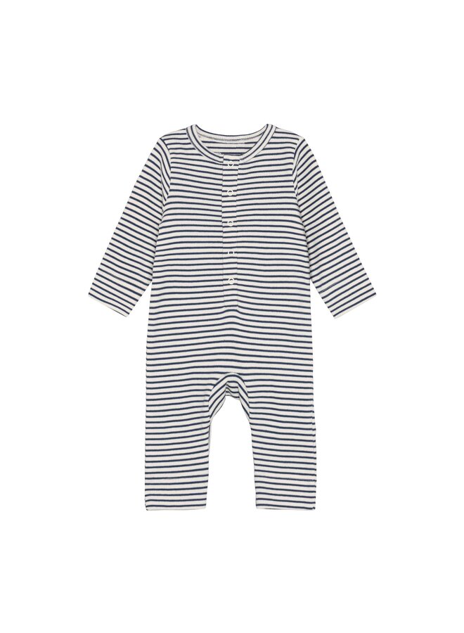 Fixoni - Romper ls rib - Vintage indigo