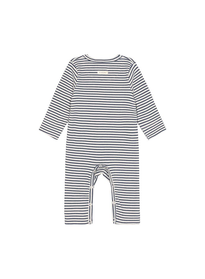 Fixoni - Romper ls rib - Vintage indigo