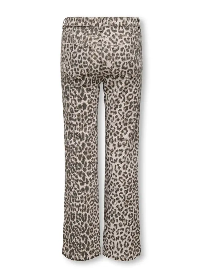 Kids Only - Anlie madison wide leg fit jeans – Silver lining/Washed leo