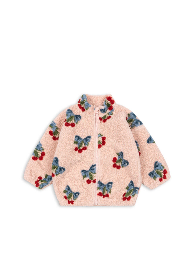 Jody teddy jacket - Amarena rose