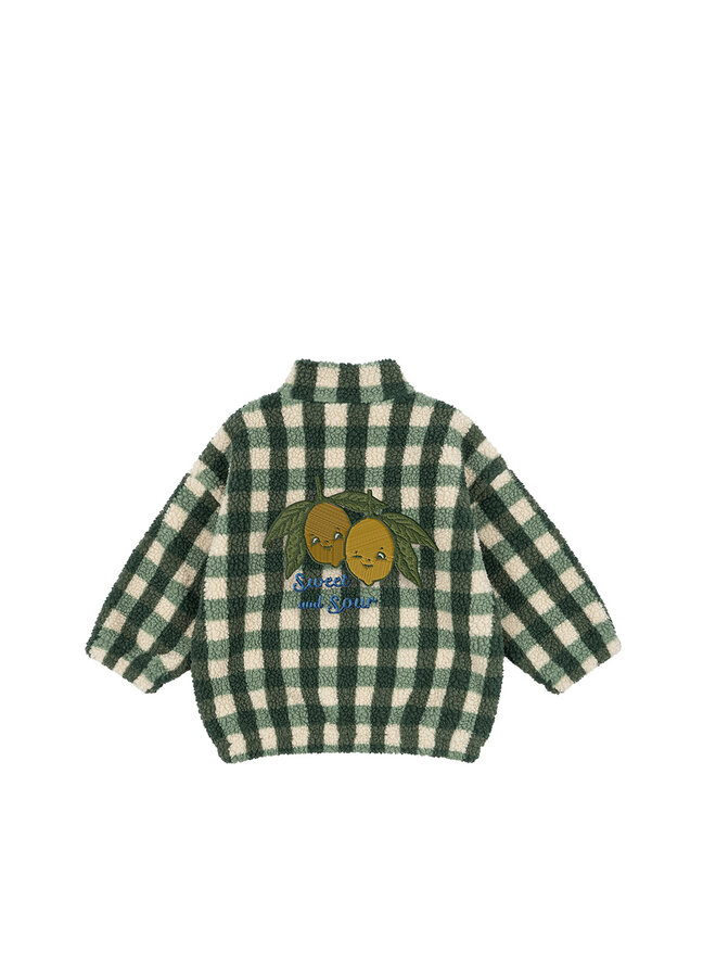 Konges Sløjd - Jody teddy jacket - Green check