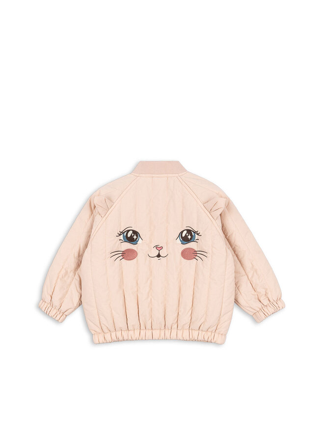 Juno kitty bomber jacket - Cameo rose