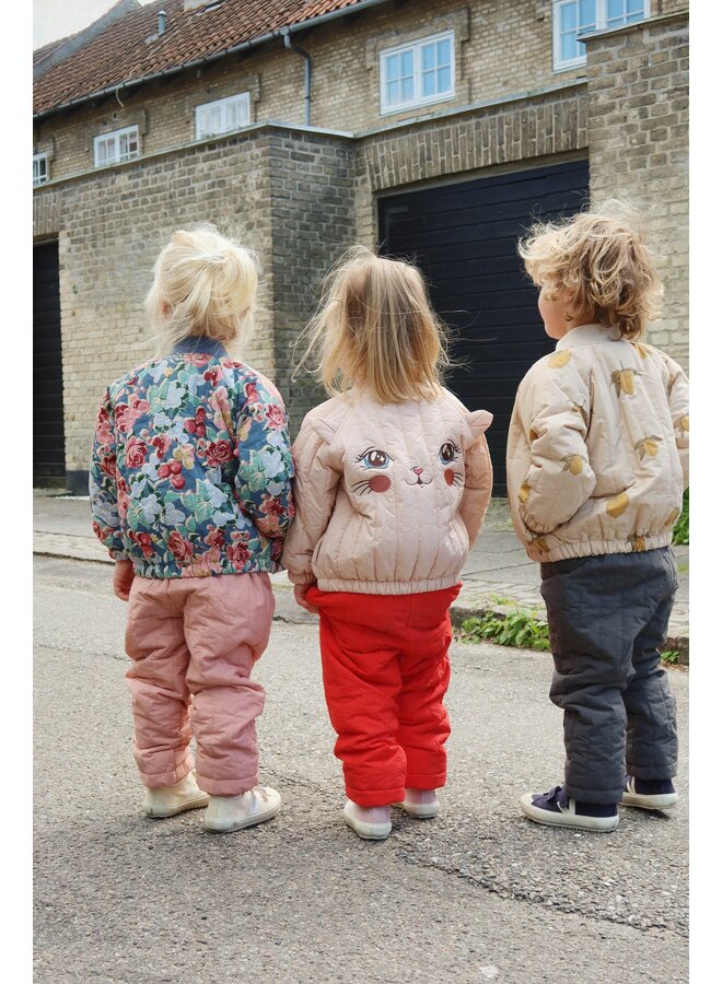 Konges Sløjd - Juno kitty bomber jacket - Cameo rose
