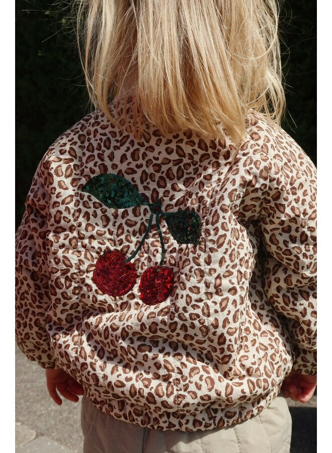 Konges Sløjd - Juno printed sequin bomber jacket - Leo