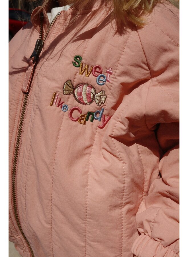 Konges Sløjd - Juno bomber jacket - Cameo brown