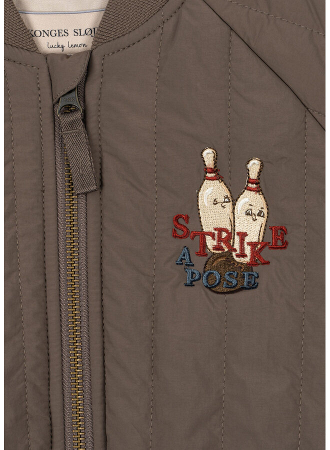 Konges Sløjd - Juno bomber jacket - Walnut