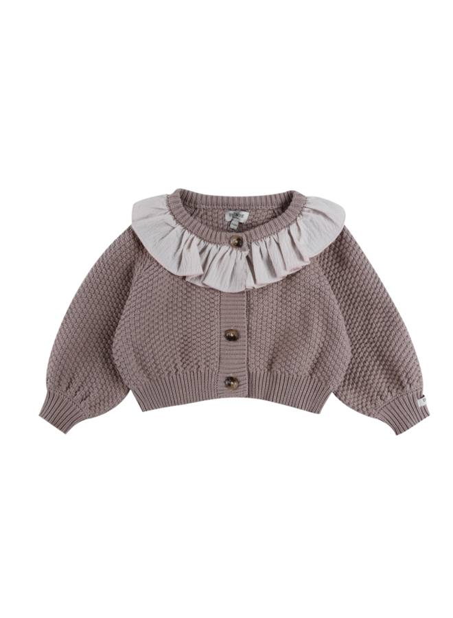 Veertje cardigan - Plum