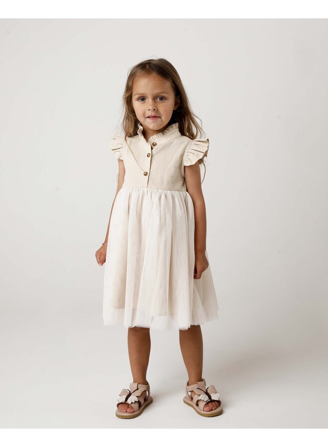 Donsje Amsterdam - Fleurance dress - Soft sand