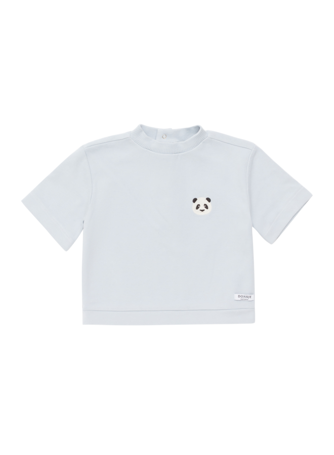 Jarne t-shirt panda - Ice blue