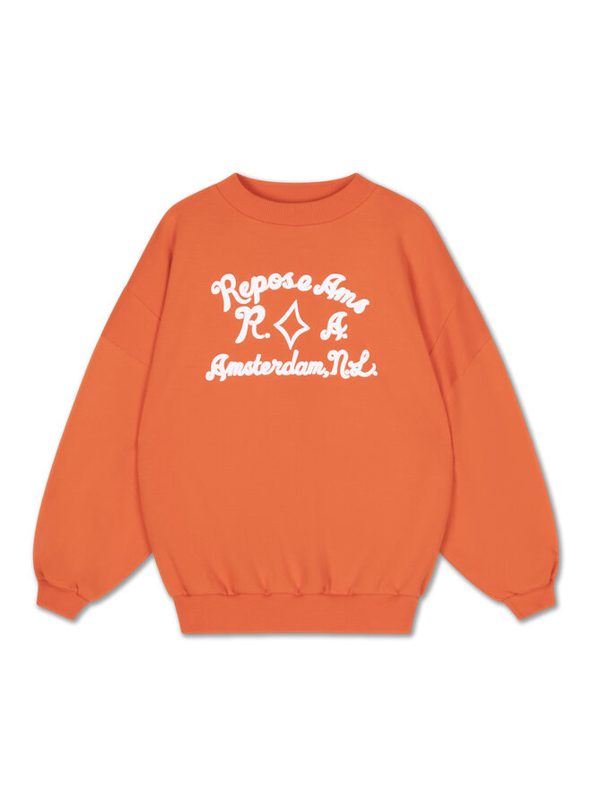 Crewneck sweater - Flame red