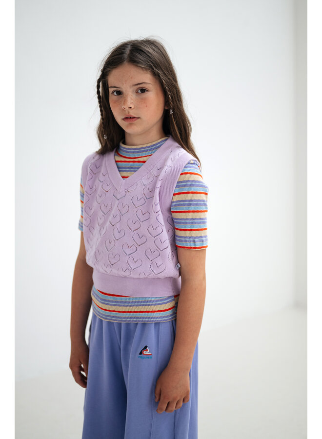 Repose AMS - V neck spencer - Soft glacier bloom