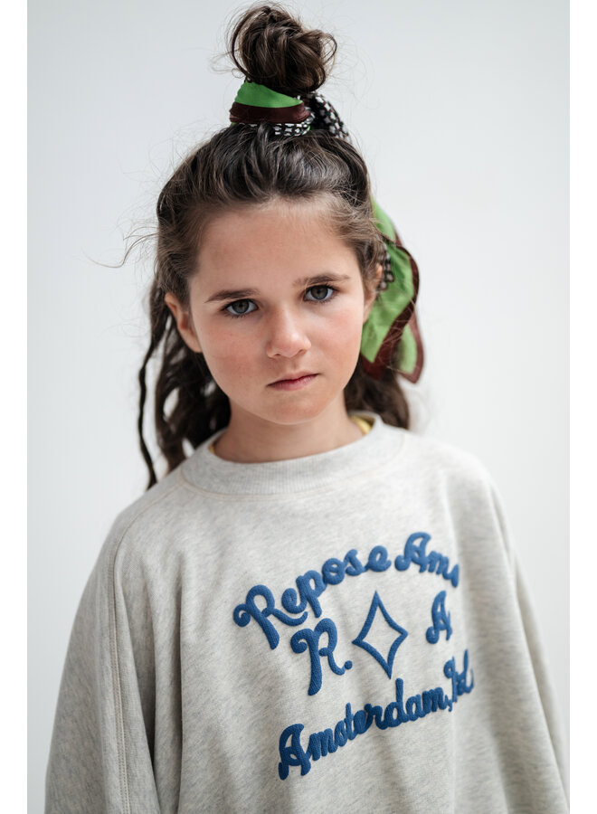 Repose AMS - Iris sweater - Light mixed cream