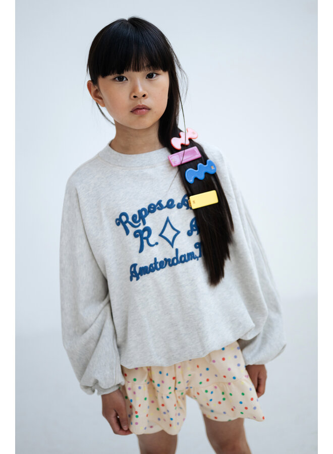 Repose AMS - Iris sweater - Light mixed cream