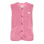 Kids Only - Baby life teddy vest – Cashmere rose