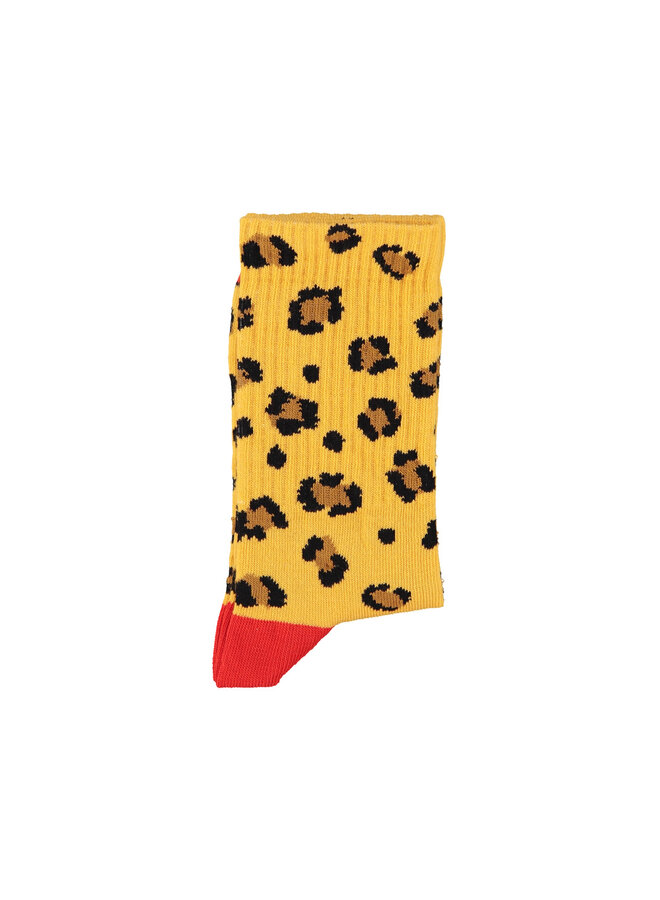Piupiuchick - Socks - Mustard animal print