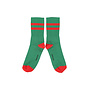 Piupiuchick - Socks - Green w/ red stripes