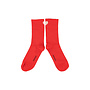 Piupiuchick - Socks - Red w/ ecru heart