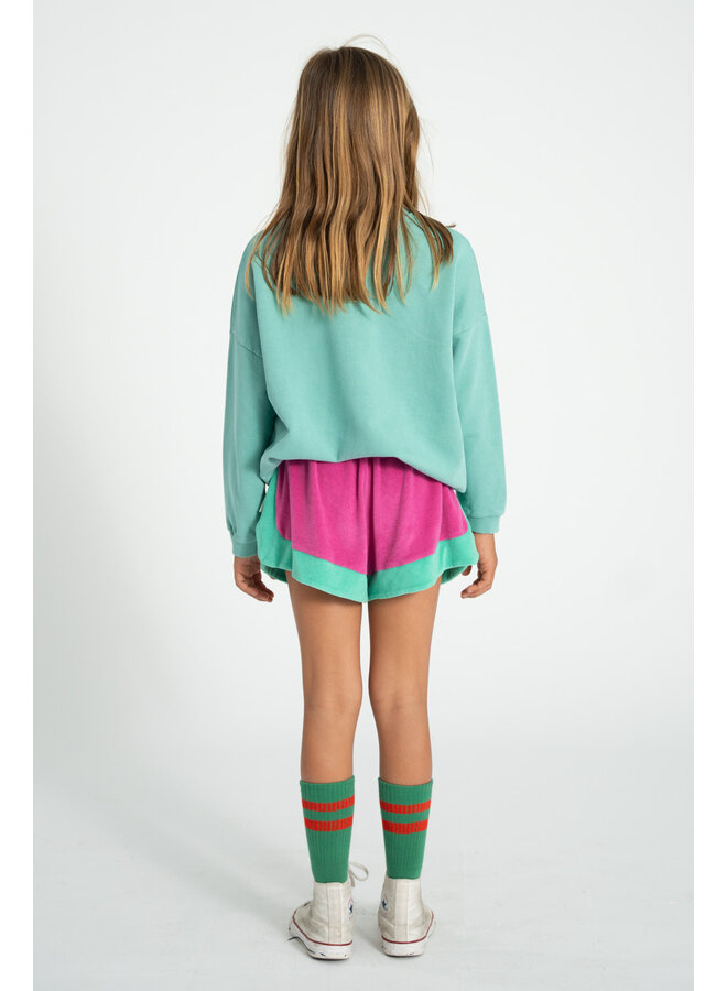 Piupiuchick - Shorts - Fuchsia & green