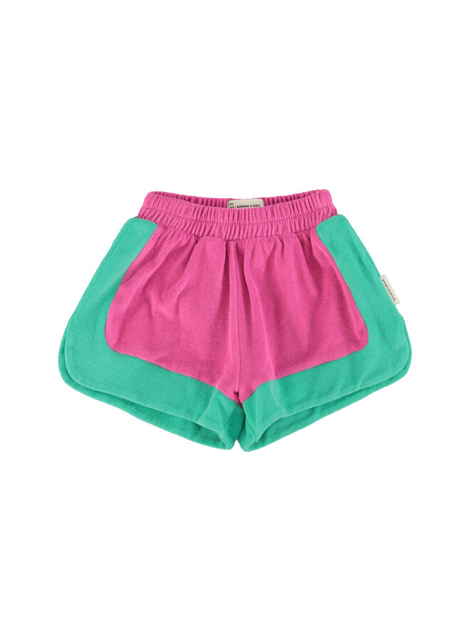 Piupiuchick - Shorts - Fuchsia & green