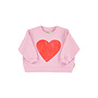 Piupiuchick - Sweatshirt - Lilac w/ red heart print