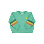 Piupiuchick - Sweatshirt - Green w/ multicolor stripes