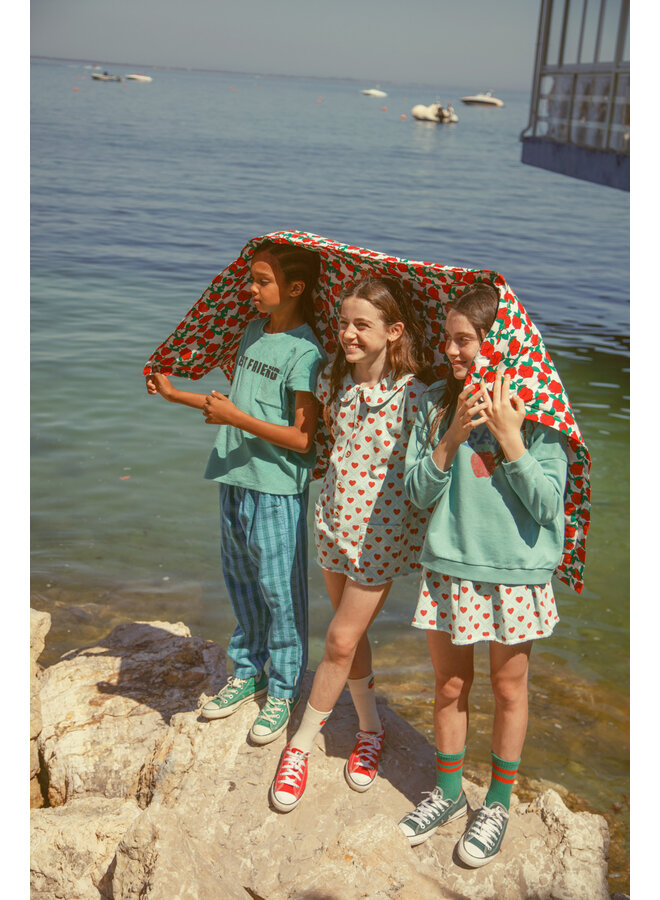 Piupiuchick - T-shirt - Turquoise w/ "best friend" print