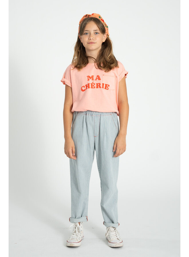 Piupiuchick - T-shirt - Light pink w/ "ma chérie" print