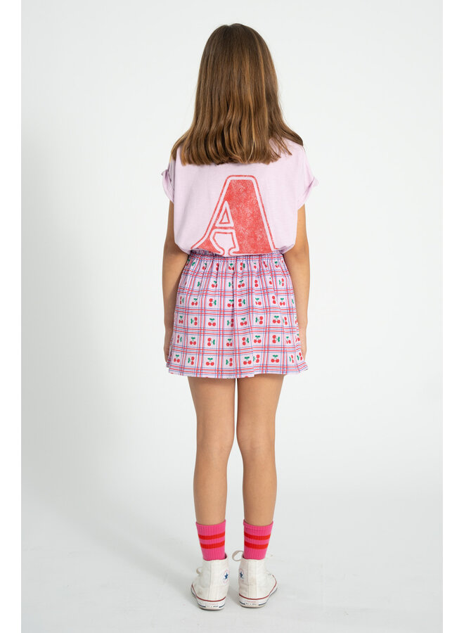 Piupiuchick - T-shirt - Lilac w/ "A" print