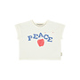 Piupiuchick - T-shirt - Ecru w/ "peace" print