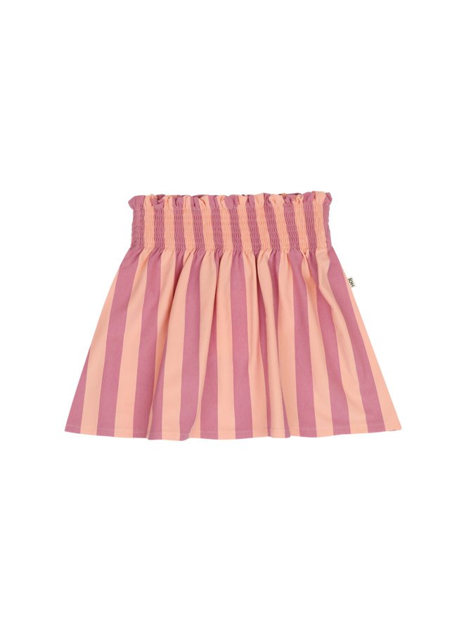 House of Jamie - Smocked skirt - Violet bellini stripes
