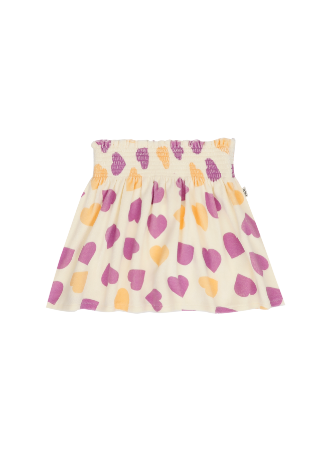 House of Jamie - Smocked skirt - Happy hearts