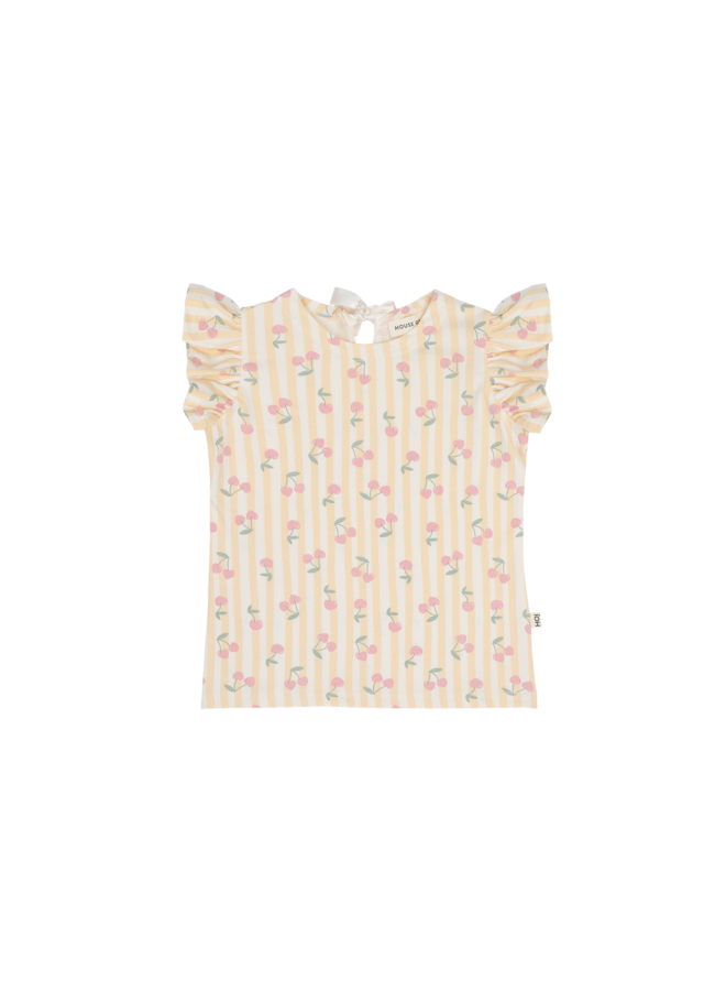Ruffled tee - Cherry party
