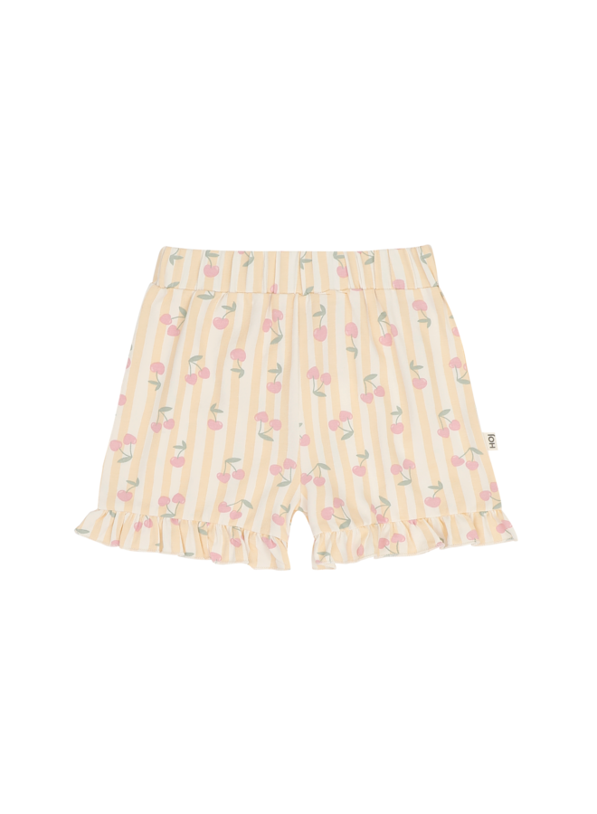 Ruffled shorts - Cherry party