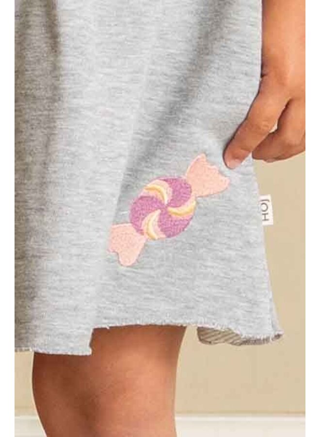 House of Jamie - Skater skirt - Grey melange