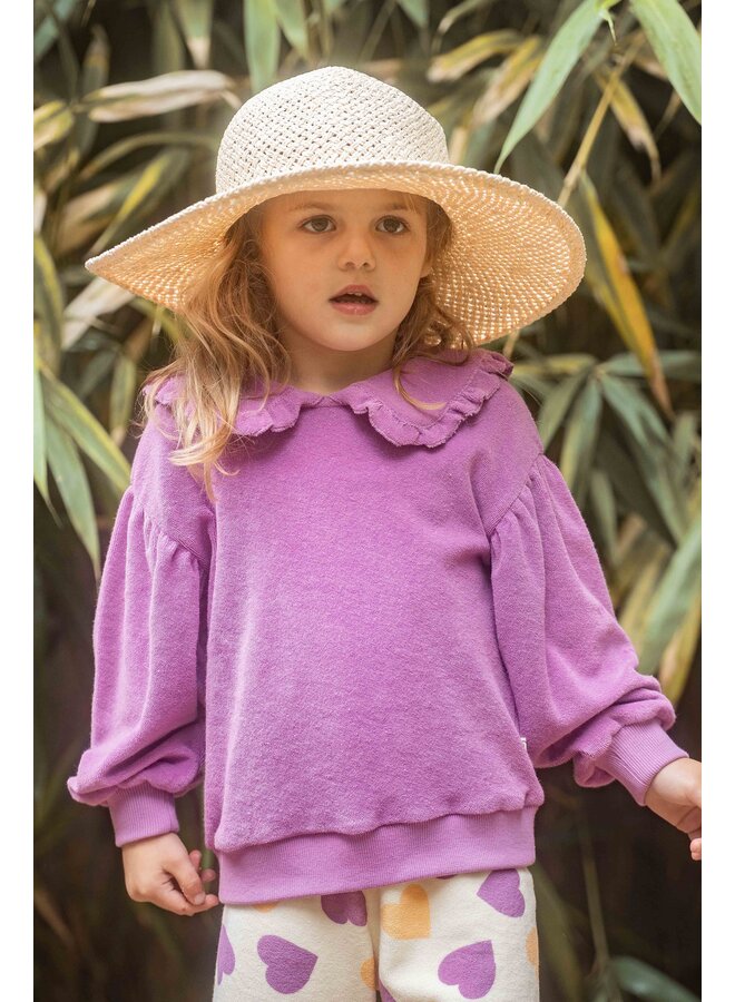 House of Jamie - Balloon collar sweater - Violet