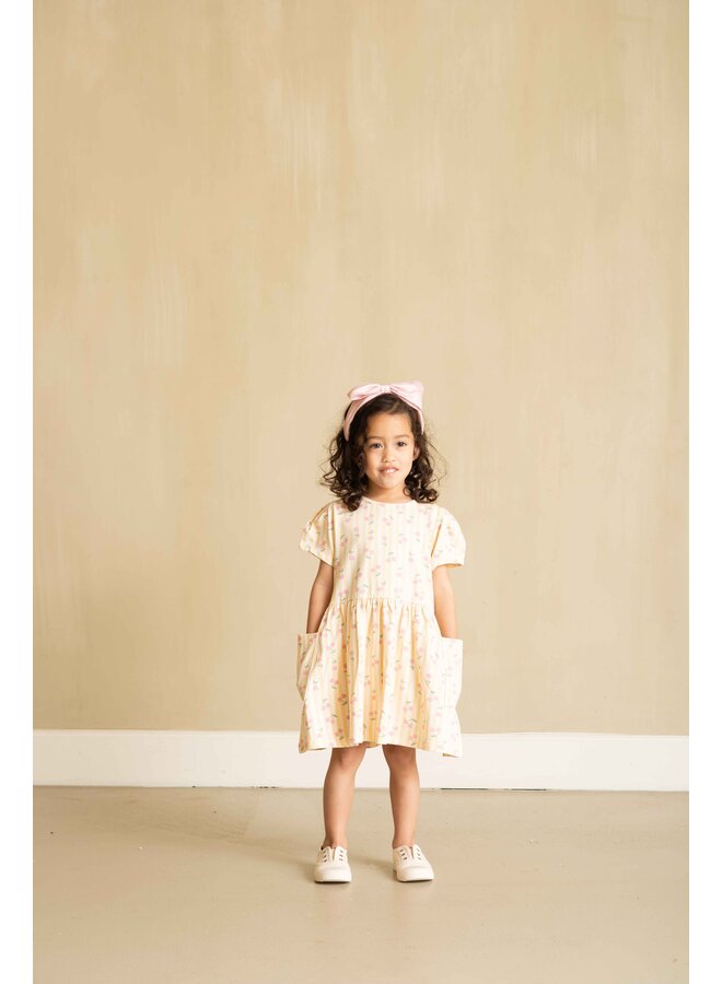 House of Jamie - Relaxed pocket dress - Cherry party